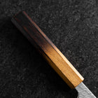 Gyuto AUS-10 Nawame Damas Manche Yaki Urushi 240mm-[Musashi]-[Couteaux de cuisine japonais]