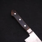 Gyuto AUS-10 Nickel en Vagues Damas Manche Occidental Marron 240mm-[Musashi]-[Couteaux de cuisine japonais]