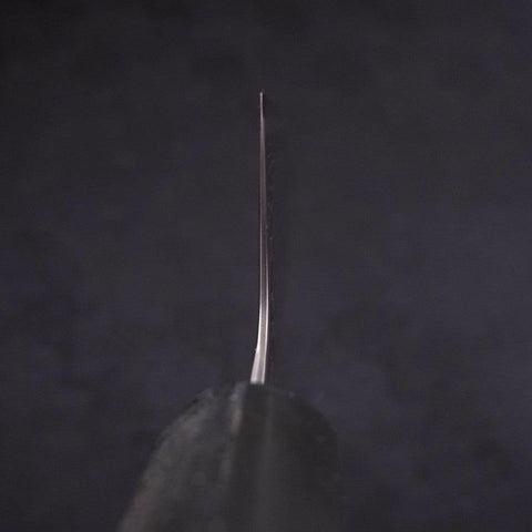 Gyuto AUS-10 Nickel en Vagues Damas Manche Océan Noir 180mm-[Musashi]-[Couteaux de cuisine japonais]