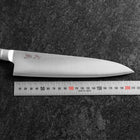 Gyuto AUS-10 Poli Manche Inoxydable 210mm-[Musashi]-[Couteaux de cuisine japonais]