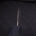 Gyuto AUS-10 Tsuchime Damas Manche Urushi Bleu Sombre 210mm-[Musashi]-[Couteaux de cuisine japonais]