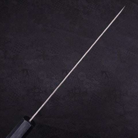 Gyuto AUS-10 Tsuchime Damas Manche Urushi Bleu Sombre 210mm-[Musashi]-[Couteaux de cuisine japonais]