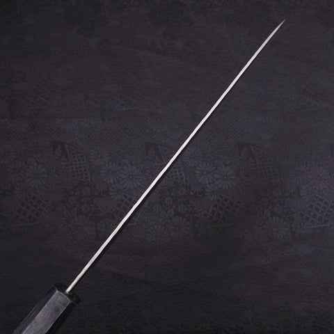 Gyuto AUS-10 Tsuchime Damas Manche Urushi Bleu Sombre 240mm-[Musashi]-[Couteaux de cuisine japonais]