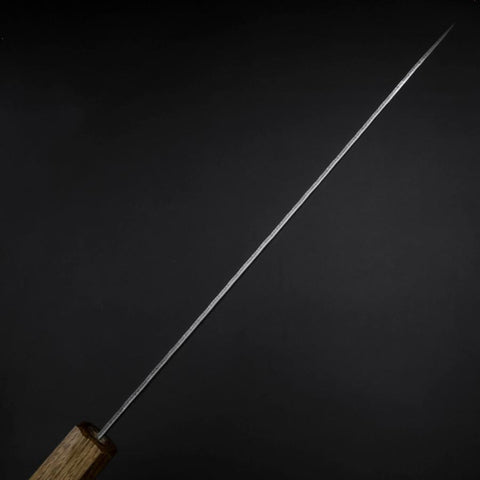 Gyuto AUS-10 Tsuchime Damas Manche Yaki Urushi 210mm-[Musashi]-[Couteaux de cuisine japonais]