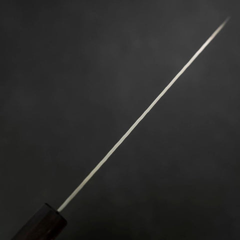 Gyuto AUS-10 Tsuchime Damas Manche en Noyer et Bois de Rose 180mm-[Musashi]-[Couteaux de cuisine japonais]