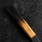 Gyuto AUS-8 Kurouchi Tsuchime Manche Yaki Urushi 200mm-[Musashi]-[Couteaux de cuisine japonais]