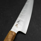 Gyuto AUS-8 Nashiji Manche en Olivier 150mm-[Musashi]-[Couteaux de cuisine japonais]