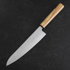 Gyuto AUS-8 Nashiji Manche en Olivier 195mm-[Musashi]-[Couteaux de cuisine japonais]