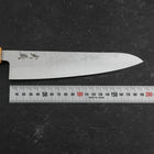 Gyuto AUS-8 Nashiji Manche en Olivier 195mm-[Musashi]-[Couteaux de cuisine japonais]
