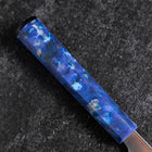 Gyuto AUS-8 Polie Manche Océan Bleu 210mm-[Musashi]-[Couteaux de cuisine japonais]