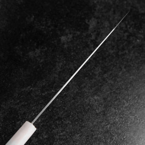 Gyuto AUS-8 Polie Manche Océan Bleu et Blanc 210mm-[Musashi]-[Couteaux de cuisine japonais]