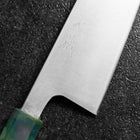 Gyuto AUS-8 Polie Manche Océan Vert 210mm-[Musashi]-[Couteaux de cuisine japonais]