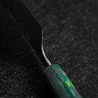 Gyuto AUS-8 Polie Manche Océan Vert 210mm-[Musashi]-[Couteaux de cuisine japonais]