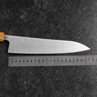Gyuto AUS-8 Polie Manche en Chêne 210mm-[Musashi]-[Couteaux de cuisine japonais]