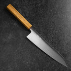 Gyuto AUS-8 Polie Manche en Chêne 210mm-[Musashi]-[Couteaux de cuisine japonais]