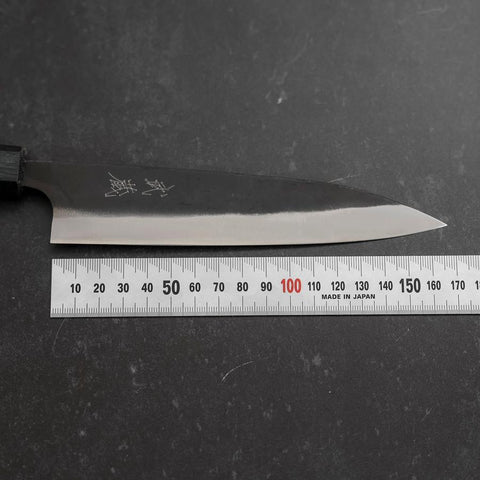 Gyuto Blue Steel #1 Kurouchi Dark Blue Urushi Handle 170mm (6.7”)-[Musashi]-[Couteaux de cuisine japonais]