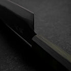 Gyuto Blue Steel #1 Kurouchi Inox Manche Urushi Vert 210mm-[Musashi]-[Couteaux de cuisine japonais]