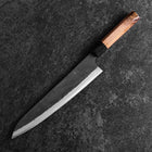 Gyuto Blue Steel #1 Kurouchi Manche Noyer 240mm-[Musashi]-[Couteaux de cuisine japonais]