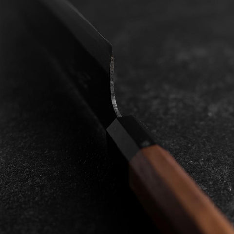 Gyuto Blue Steel #1 Kurouchi Manche Noyer 240mm-[Musashi]-[Couteaux de cuisine japonais]