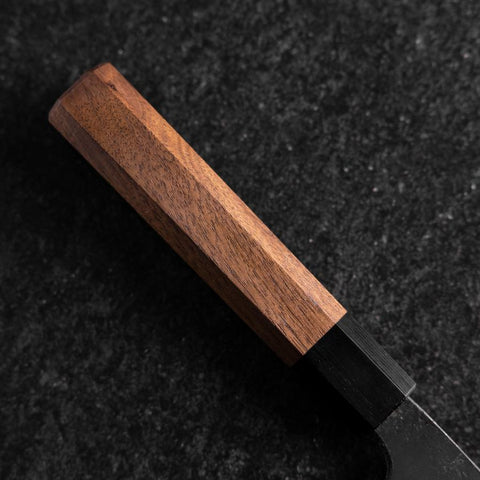 Gyuto Blue Steel #1 Kurouchi Manche Noyer 240mm-[Musashi]-[Couteaux de cuisine japonais]