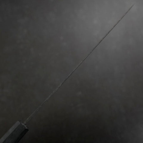 Gyuto Blue Steel #1 Kurouchi Manche Urushi Bleu Sombre 240mm-[Musashi]-[Couteaux de cuisine japonais]