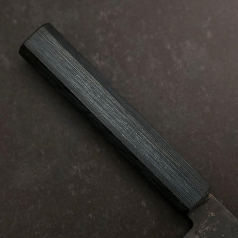 Gyuto Blue Steel #1 Kurouchi Manche Urushi Bleu Sombre 240mm-[Musashi]-[Couteaux de cuisine japonais]