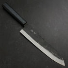 Gyuto Blue Steel #1 Kurouchi Manche Urushi Bleu Sombre 240mm-[Musashi]-[Couteaux de cuisine japonais]