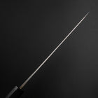 Gyuto Blue Steel #1 Kurouchi Revêtement inox Manche en Noyer 210mm-[Musashi]-[Couteaux de cuisine japonais]