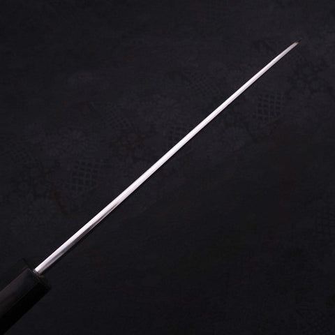 Gyuto Blue Steel #1 Kurouchi Suminagashi Manche en Buffle et Ébène 200mm-[Musashi]-[Couteaux de cuisine japonais]