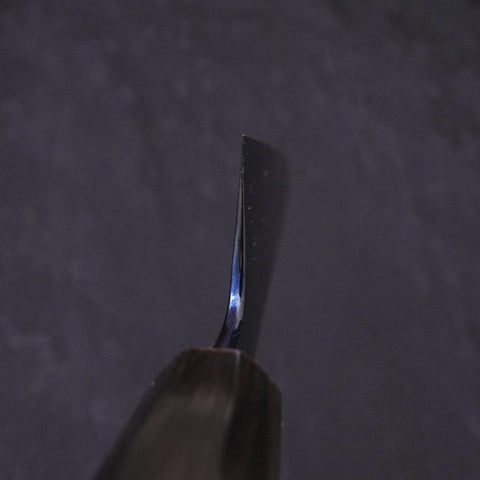 Gyuto Blue Steel #1 Kurozome Damas Manche en Buffle et Ébène 210mm-[Musashi]-[Couteaux de cuisine japonais]