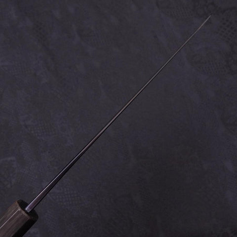 Gyuto Blue Steel #1 Kurozome Damas Manche en Buffle et Ébène 210mm-[Musashi]-[Couteaux de cuisine japonais]