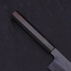 Gyuto Blue Steel #1 Kurozome Damas Manche en Buffle et Ébène 210mm-[Musashi]-[Couteaux de cuisine japonais]