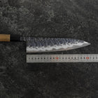 Gyuto Blue Steel #1 Nashiji Manche en Buffle et Noyer 210mm-[Musashi]-[Couteaux de cuisine japonais]