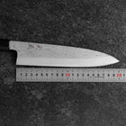 Gyuto Blue Steel #1 Suminagashi Manche en Buffle et Ébène 200mm-[Musashi]-[Couteaux de cuisine japonais]