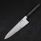 Gyuto Blue Steel #1 Suminagashi Manche en Buffle et Ébène 240mm-[Musashi]-[Couteaux de cuisine japonais]