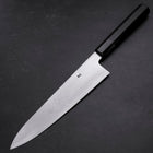Gyuto Blue Steel #1 Suminagashi Manche en Buffle et Ébène 240mm-[Musashi]-[Couteaux de cuisine japonais]