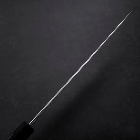 Gyuto Blue Steel #1 Suminagashi Manche en Buffle et Ébène 240mm-[Musashi]-[Couteaux de cuisine japonais]