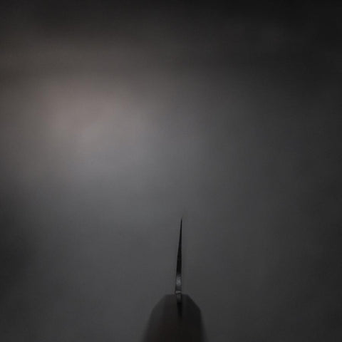 Gyuto Blue Steel #2 Kurouchi Chokin Dragon Manche en Buffle et Ébène 210mm (Asamura)-[Musashi]-[Couteaux de cuisine japonais]