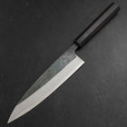 Gyuto Blue Steel #2 Kurouchi Chokin Dragon Manche en Buffle et Ébène 210mm - En Magasin Seulement-[Musashi]-[Couteaux de cuisine japonais]