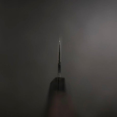 Gyuto Blue Steel #2 Kurouchi Chokin Dragon Manche en Buffle et Ébène 210mm - En Magasin Seulement-[Musashi]-[Couteaux de cuisine japonais]
