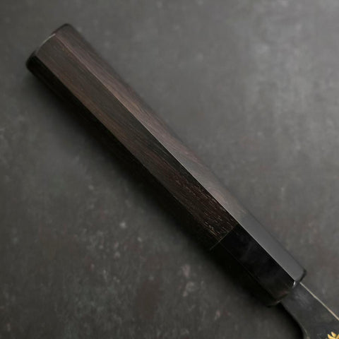 Gyuto Blue Steel #2 Kurouchi Chokin Dragon Manche en Buffle et Ébène 210mm - En Magasin Seulement-[Musashi]-[Couteaux de cuisine japonais]