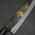 Gyuto Blue Steel #2 Kurouchi Chokin Dragon Manche en Buffle et Ébène 210mm-[Musashi]-[Couteaux de cuisine japonais]