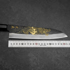 Gyuto Blue Steel #2 Kurouchi Chokin Dragon Manche en Buffle et Ébène 210mm-[Musashi]-[Couteaux de cuisine japonais]