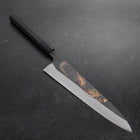 Gyuto Blue Steel #2 Kurouchi Chokin Dragon Manche en Buffle et Ébène 240mm-[Musashi]-[Couteaux de cuisine japonais]