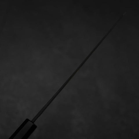 Gyuto Blue Steel #2 Kurouchi Chokin Grue Manche en Buffle et Ébène 210mm-[Musashi]-[Couteaux de cuisine japonais]