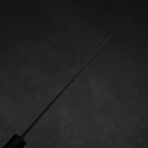 Gyuto Blue Steel #2 Kurouchi Chokin Koi Manche en Buffle et Ébène 210mm-[Musashi]-[Couteaux de cuisine japonais]