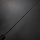 Gyuto Blue Steel #2 Kurouchi Chokin Sakura-Fuji Buffalo Ebony Handle 210mm (Asamura) (8.3”)-[Musashi]-[Japanese-Kitchen-Knives]