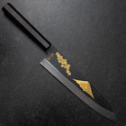 Gyuto Blue Steel #2 Kurouchi Chokin Sakura Fuji Manche en Buffle et Ébène 210mm (Asamura)-[Musashi]-[Couteaux de cuisine japonais]