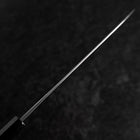 Gyuto Blue Steel #2 Kurouchi Chokin Samourai Pleine Lune Manche en Buffle et Ébène 210mm (Asamura)-[Musashi]-[Couteaux de cuisine japonais]