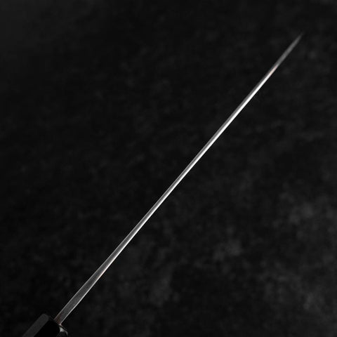Gyuto Blue Steel #2 Kurouchi Chokin Ukiyo-E Manche en Buffle et Ébène 210mm (Asamura)-[Musashi]-[Couteaux de cuisine japonais]